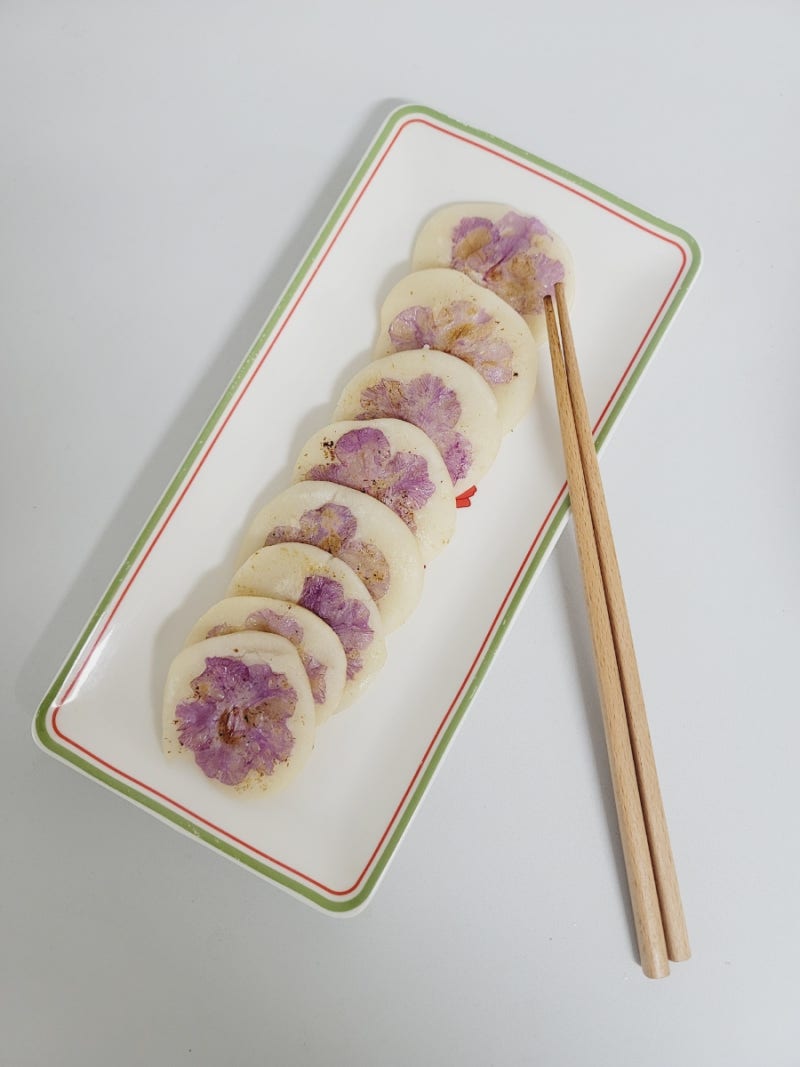 봄에 맛보는 화사한 꽃전 전통 음식 진달래화전 만드는 법 레시피 : 네이버 블로그