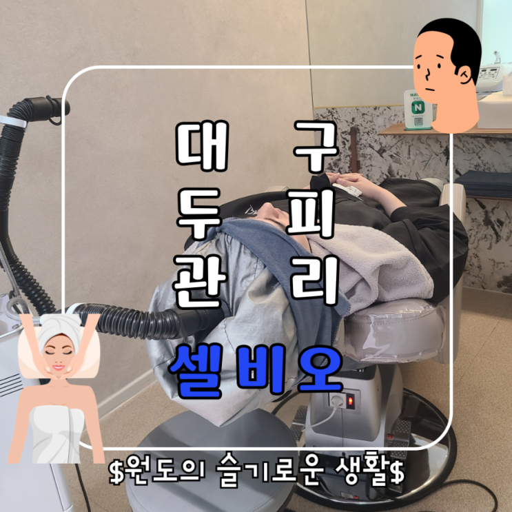  대구 두피마사지 헤드스파 스케일링 셀비오 대구중동점 염증성 열성 두피 탈모관리