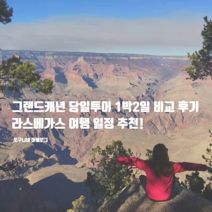  그랜드캐년 당일투어 1박2일 비교 후기, 라스베가스 여행 일정 추천!
