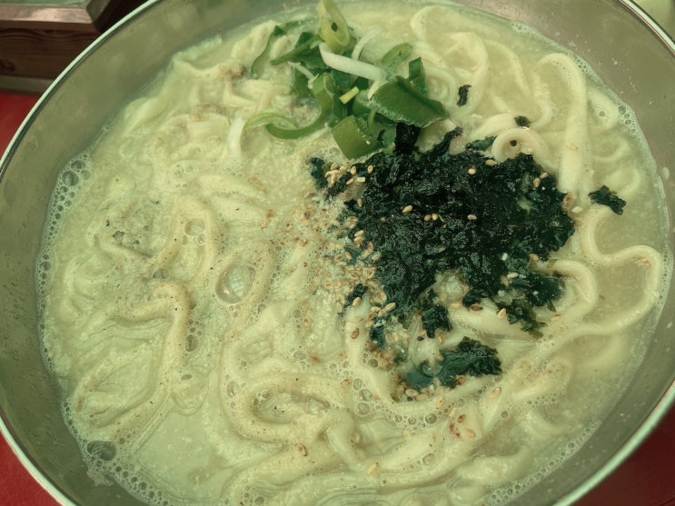  망원시장 혼밥 가성비 좋은 고향집 들깨칼국수