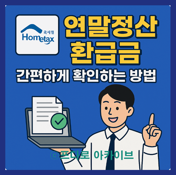  홈택스 국세청 원클릭으로 연말정산 환급금 조회하고 환급받기 1편
