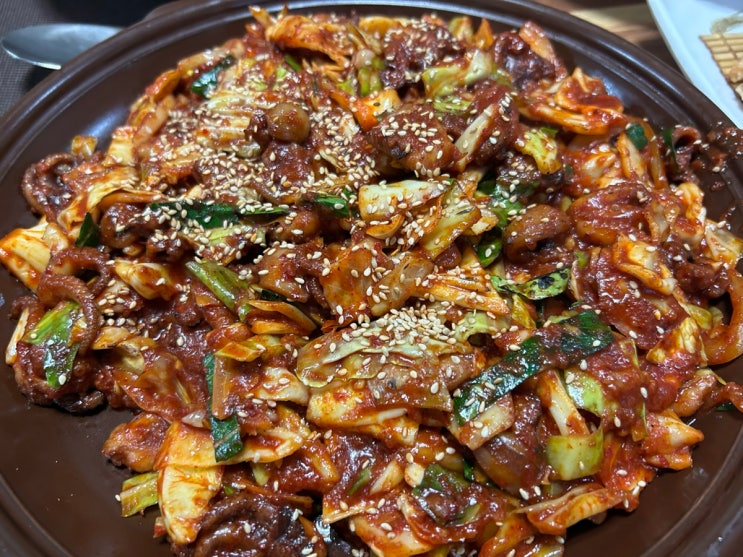  익산 영등동 매콤 쭈꾸미 볶음 맛집 새소반쭈꾸미