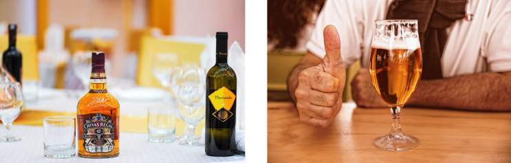  혼술할 때 건강에 제일 좋은 술은?(맥주,소주,와인,위스키)