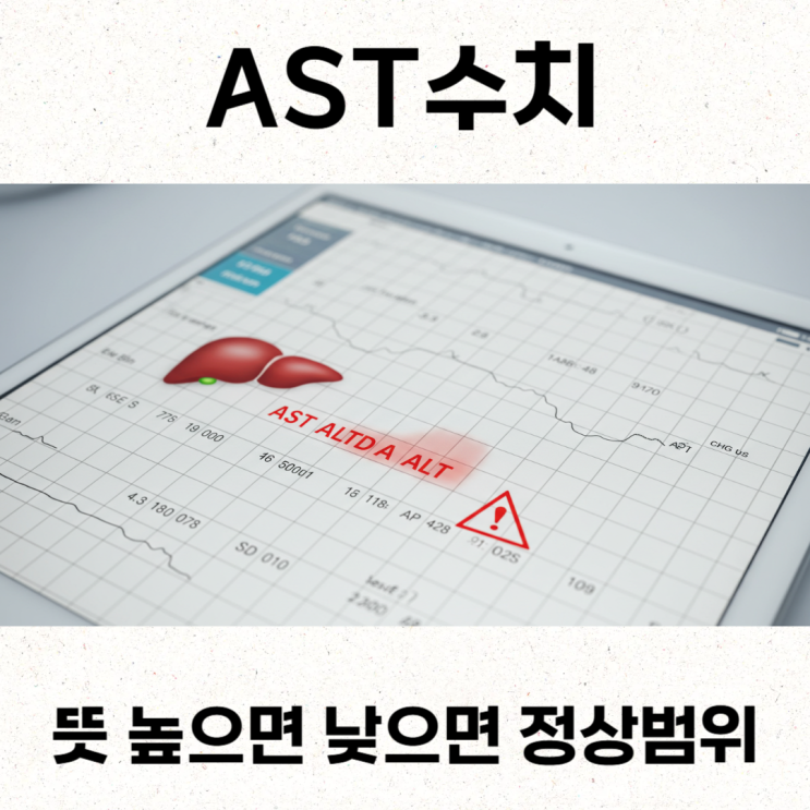  AST수치 뜻 높으면 낮으면 정상범위