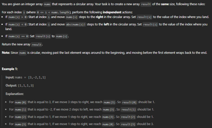  JAVA_LeetCode 3379_Transformed Array