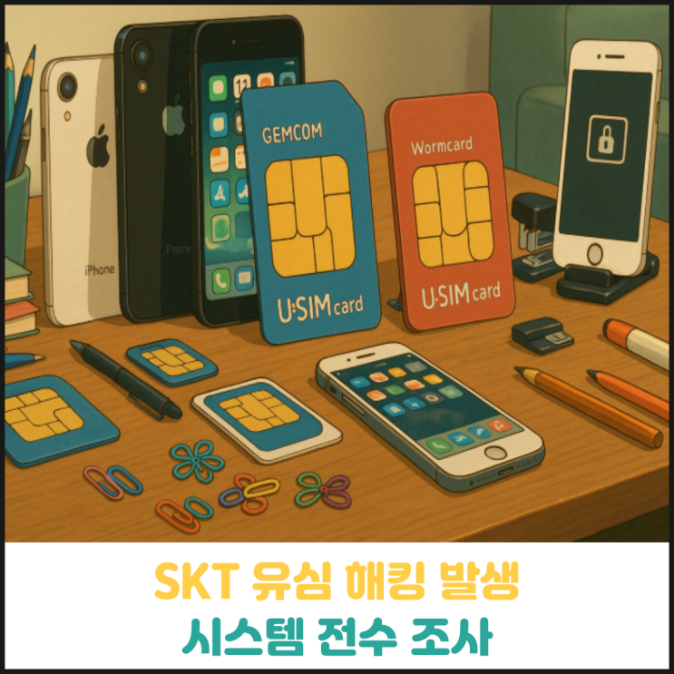 SKT 유심 해킹 발생 SKT 유심 해킹 발생
