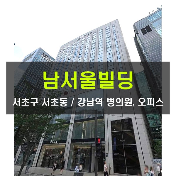  남서울빌딩 신논현역 대형사무실 병의원 임대 150평 500평 강남역