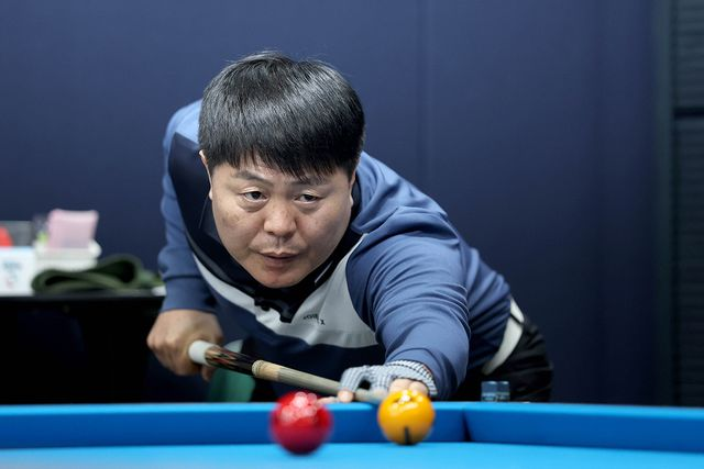  '하나카드 리더' 김병호, '웰컴' 김임권 꺾고 1부 잔류 성공…PBA 큐스쿨 2라운드 통과