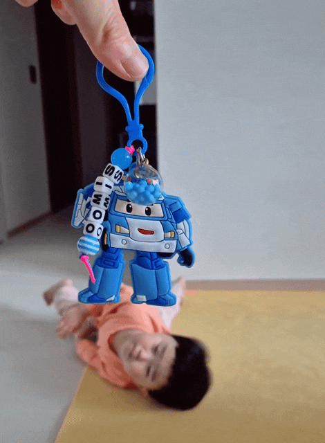  네임택 알파벳이니셜키링으로 어린이집 가방 꾸미기
