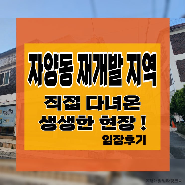 임장기, <b>자양동</b> <b>재개발</b> 모아타운·<b>신속통합기획</b> 현장 임장... 