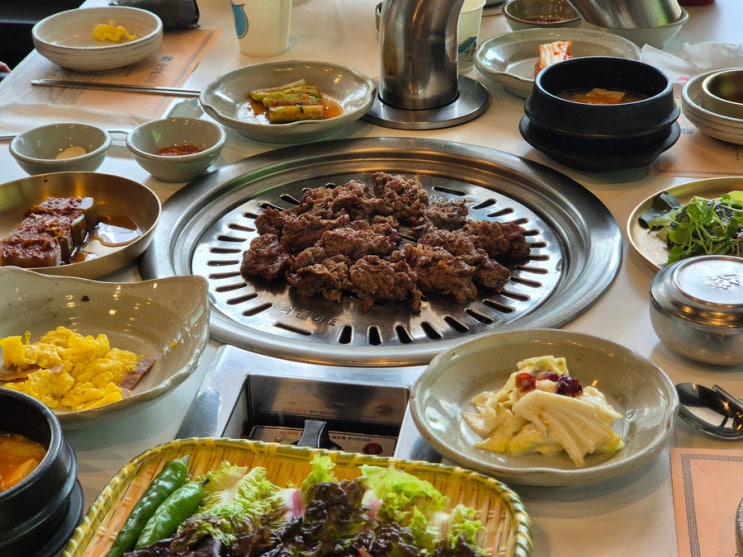  판교 테크노밸리 맛집 룸식당 점심 회식 추천 본가광양불고기