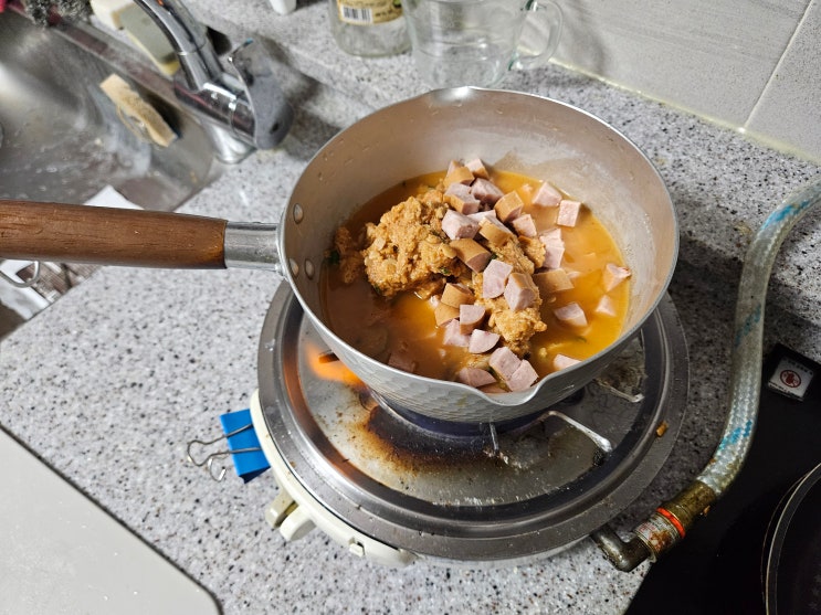  내돈내산 시골집 청국장찌개 후기. 변태적 청국장밥 ㅎ