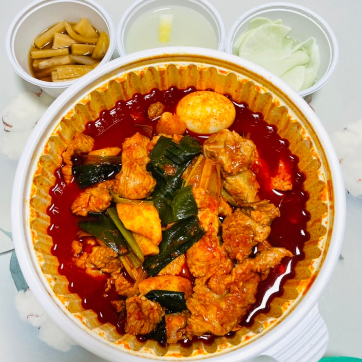  <양푼생갈비> 안산 매운갈비찜 배달 맛집 내돈내산 솔직후기