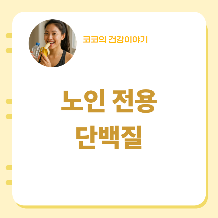  노인 단백질 보충제 추천 BEST3
