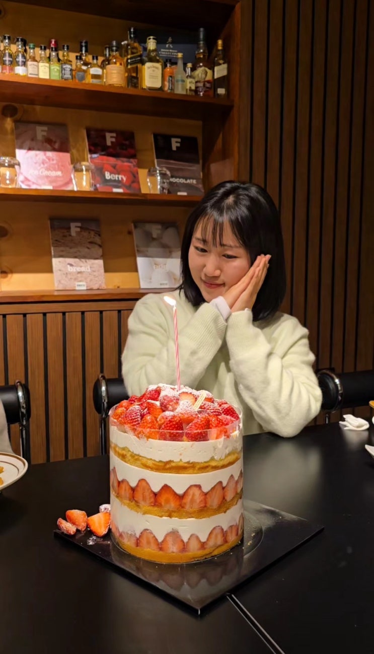  또 사치를 부려? 아니요 생일이었는데요