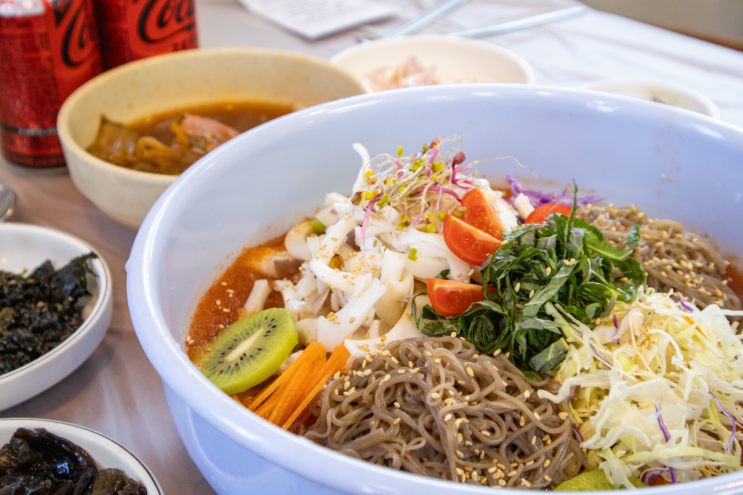  태안 먹거리 물회 맛집 마검포 해수욕장 선창횟집