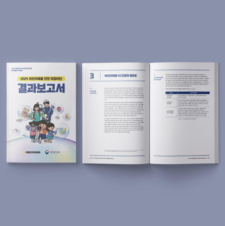  [아동안전위원회] 2023 어린이제품 안전 지킴이단 결과보고서 디자인 & 인쇄