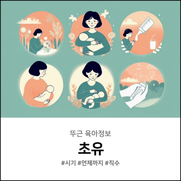  초유 직수 언제까지 나올까? 실제 기간과 좋은점