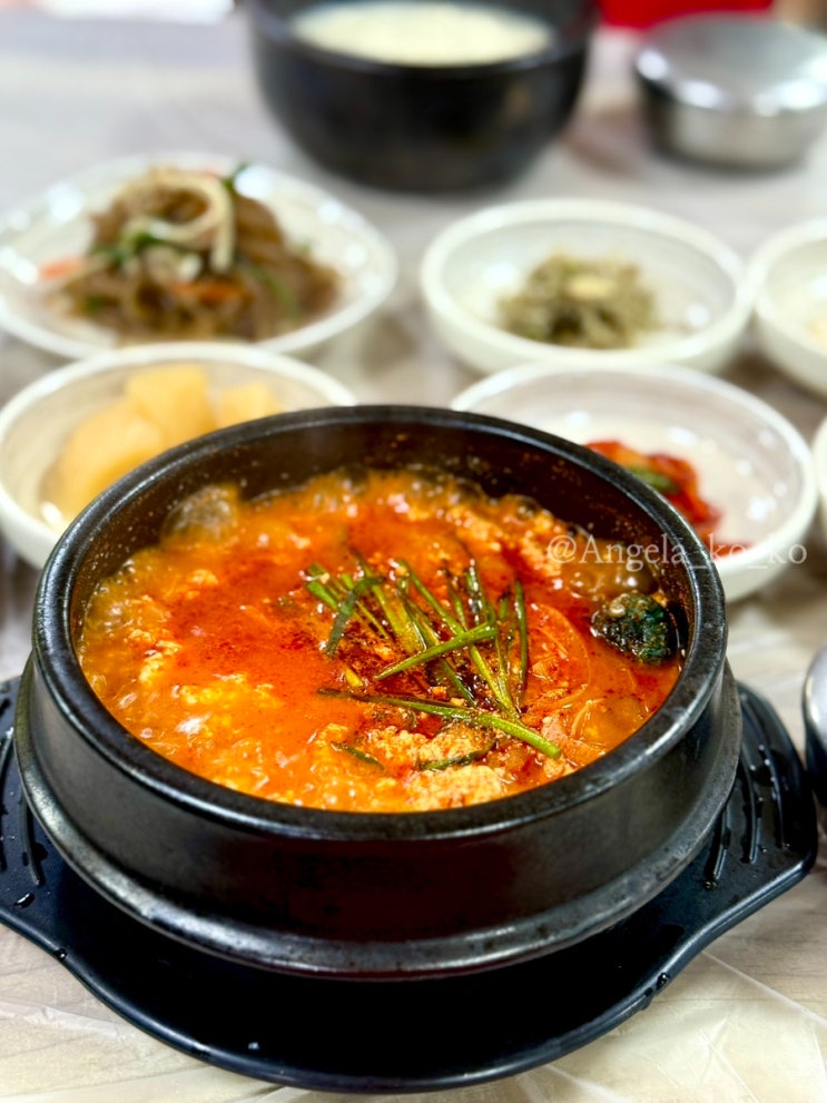  속초 여행 도착하자 먹은 진솔할머니 순두부 100% 국산콩 짬뽕해물순두부 속초순두부맛집
