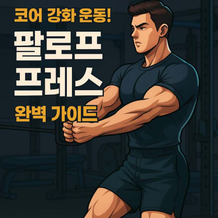  코어운동 팔로프 프레스