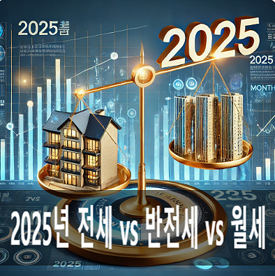  2025년 전세 vs 반전세 vs 월세, 뭐가 유리할까? 금리 인하 후 임대차 시장 전략 총정리!
