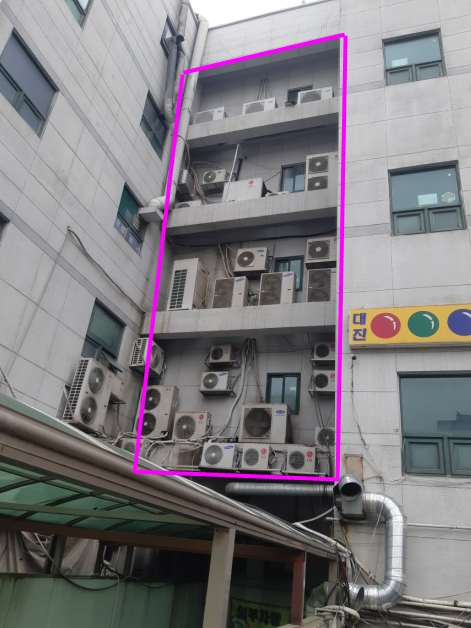 에어컨 실외기 비둘기 퇴치망 설치