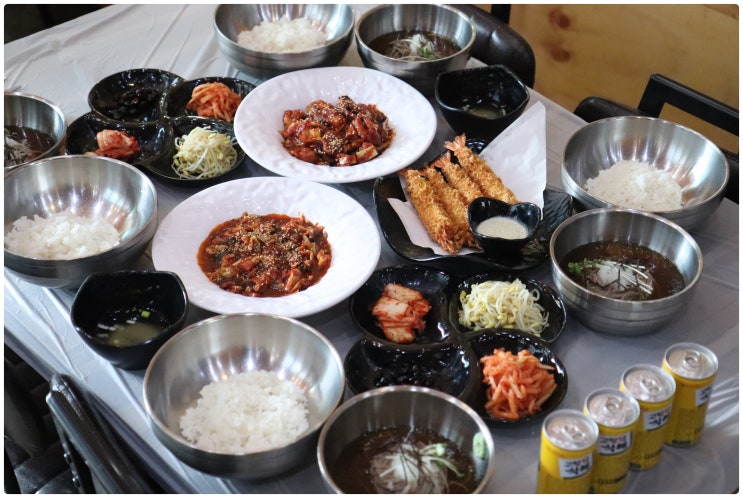  대부도맛집풍경웨이팅땜에 우연히 찾은 불난그집