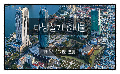  다낭으로 이사가기 | 다낭 살기 준비물