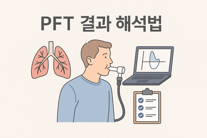 [간호사 공부] PFT(폐기능검사)와 해석 방법