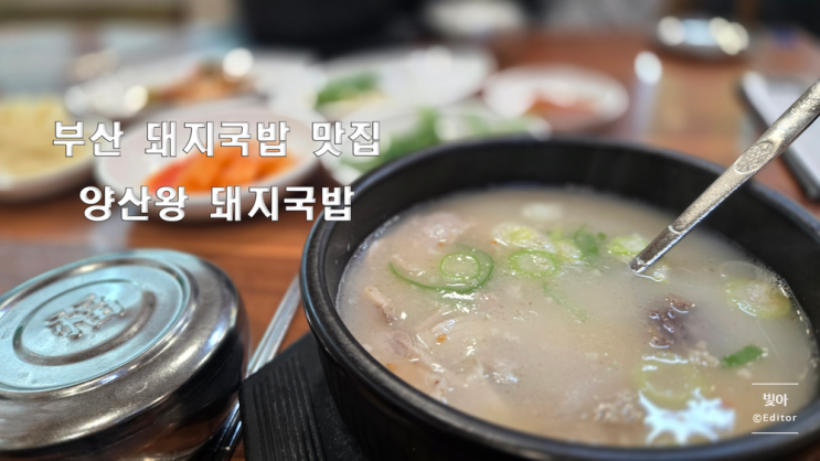  [부산 해운대]부산 토박이가 추천하는 돼지국밥 - 양산왕돼지국밥