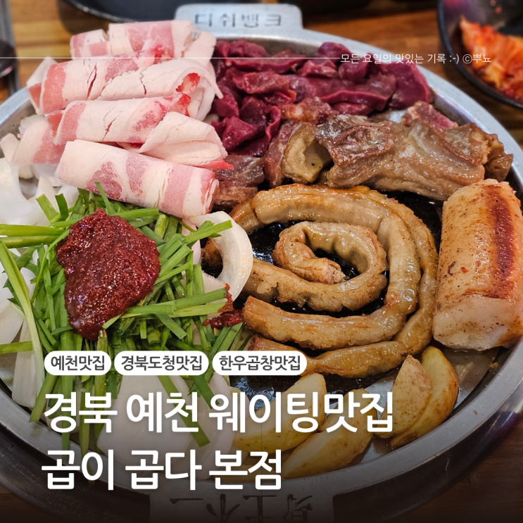  경북도청 인근 웨이팅 맛집 예천곱창맛집 추천:: 곱이곱다 본점