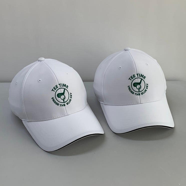  [골프동호회 자수 모자 제작] “TEE TIME” 로고로 단체 모자 완성!