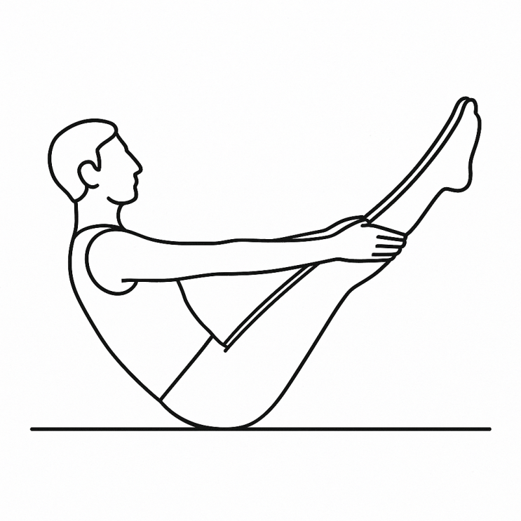  오늘의 요가 – 보트 자세 (Navasana, 나바사나)