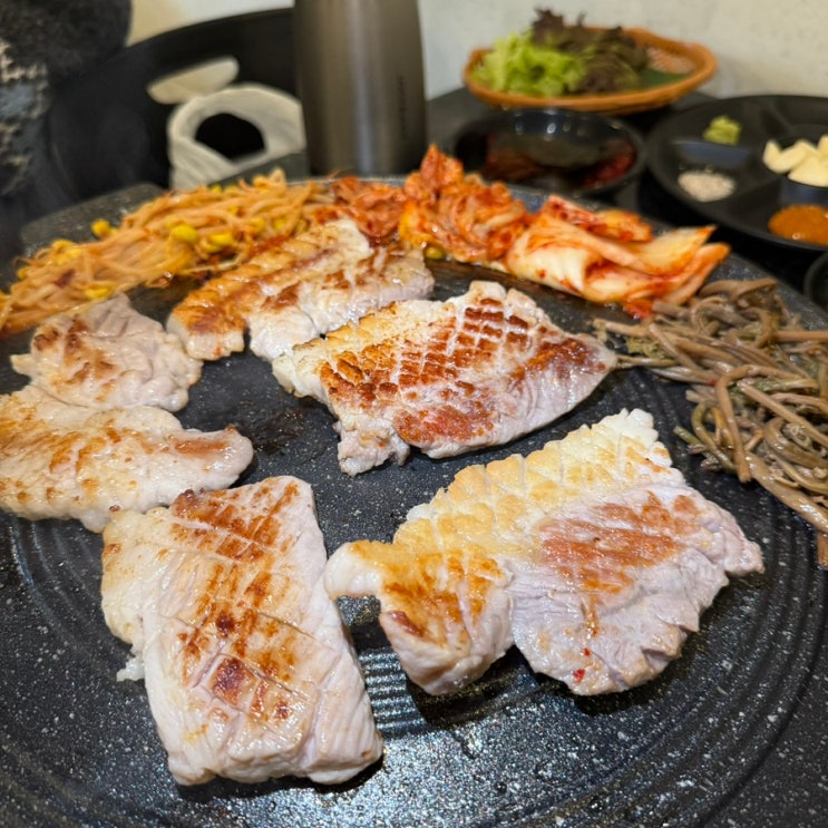 [뚝섬역 맛집] 회식장소 추천 숙성 삼겹살 맛집 <성일식당아들네>