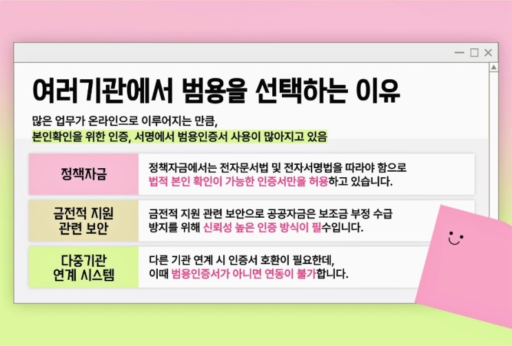 개인사업자<b>정책자금</b> 신청 범용인증서 하나로 30분 만에 끝!