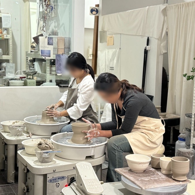  대전 도자기 공방! 물레체험 문지동 데이트 모은공방