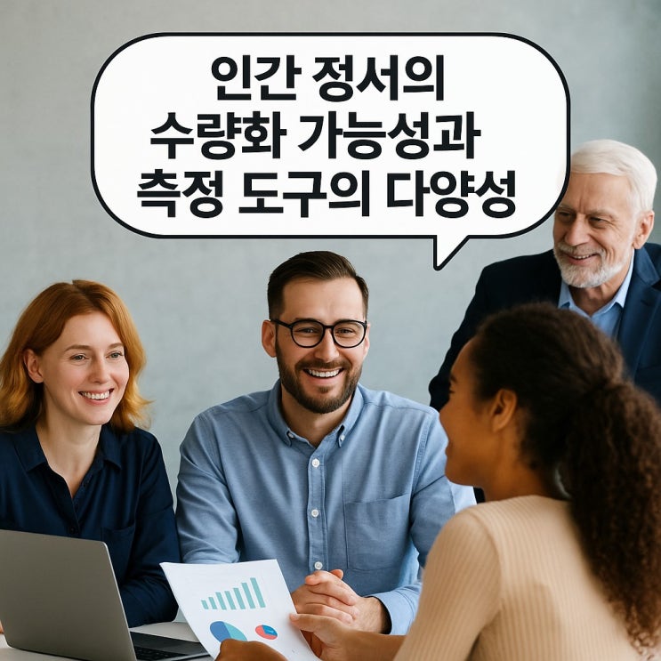  인간 정서의 수량화 가능성과 측정 도구의 다양성