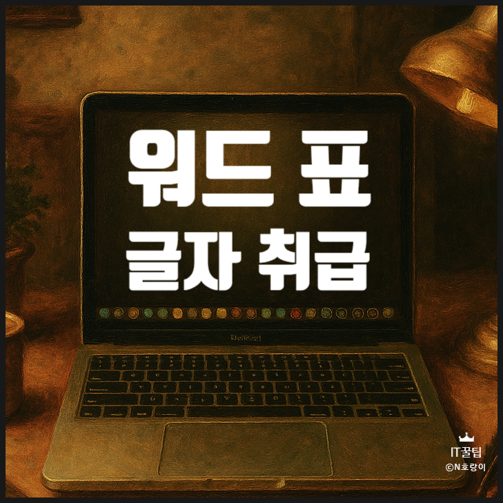 워드 표 글자처럼 취급 장점 및 방법 워드 표 글자처럼 취급 장점 및 방법