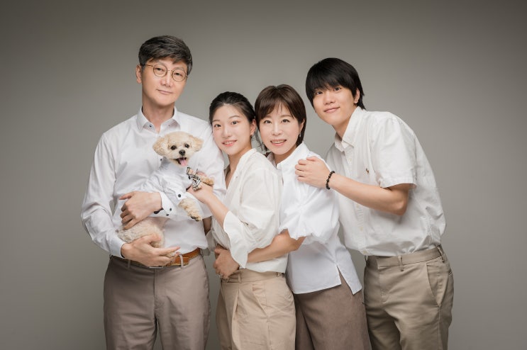  하남 반려견 가족사진 스튜디오
