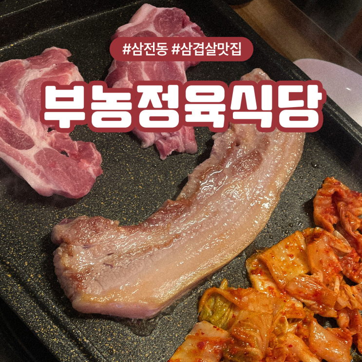  삼전동 석촌고분역 삼겹살 맛집 부농정육식당 예약 방법 주차