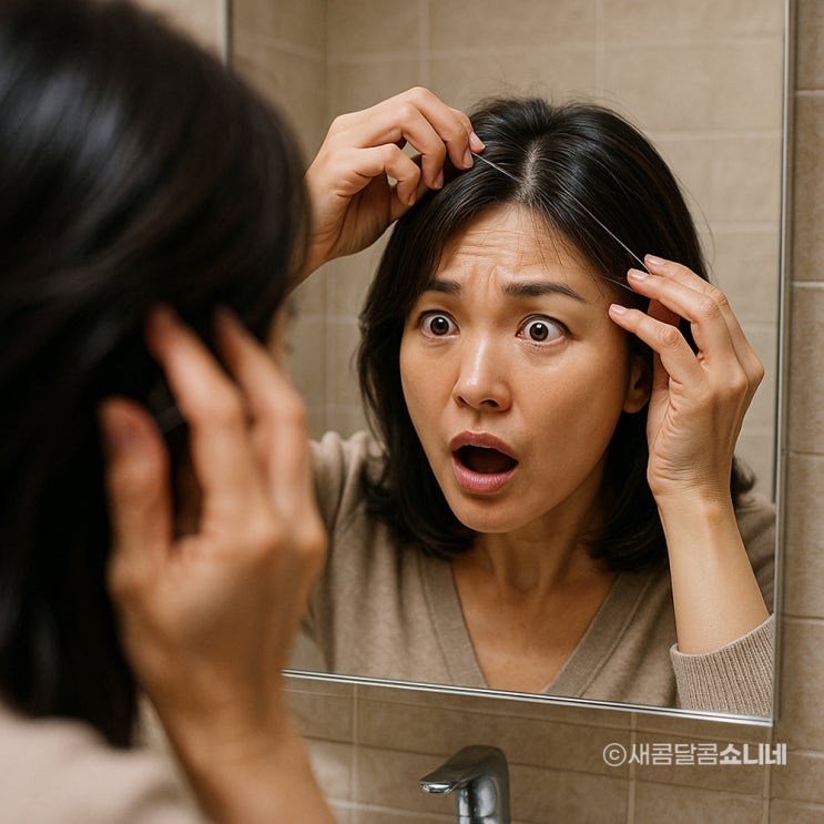  흰머리 뽑으면 더 많이 날까, 탈모될까? 새치 생기는 이유와 나이