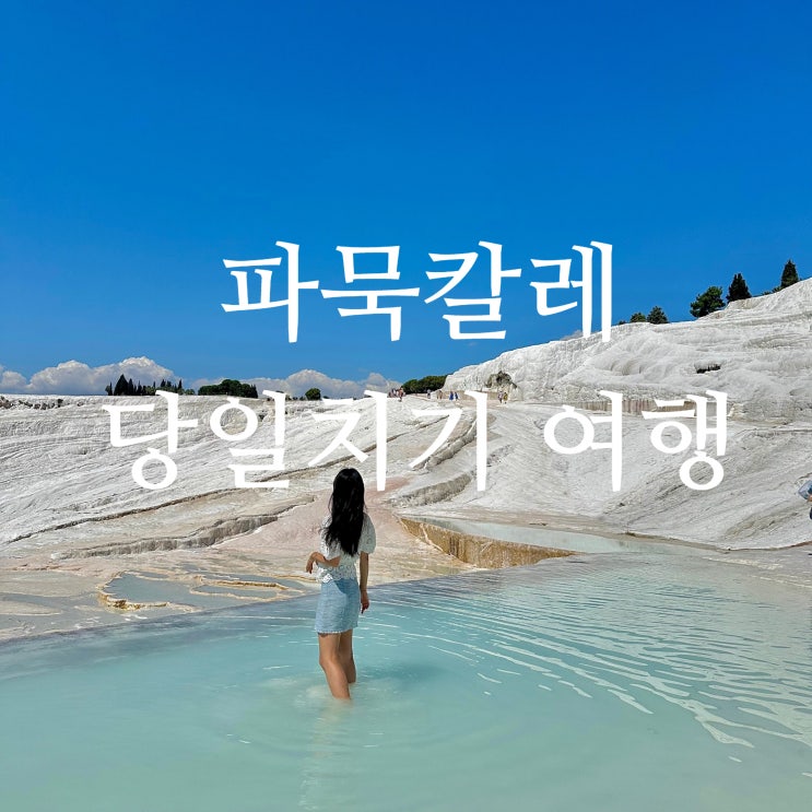  튀르키예 파묵칼레 당일치기 여행 코스 가는 법, 입장료, 사진 꿀팁 등 방문 후기