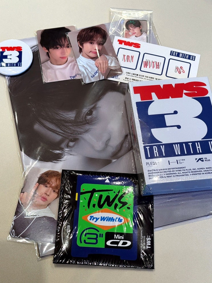  투어스 TWS TRYWITHUS 잠실롯데백화점 팝업