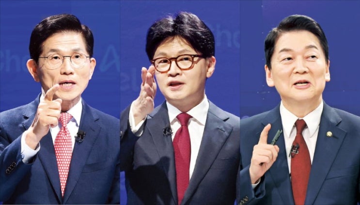 <b>김문수</b> "<b>계엄</b>·탄핵, 한동훈... 나뿐"｜<b>안철수</b> "제왕적 대통령제... 