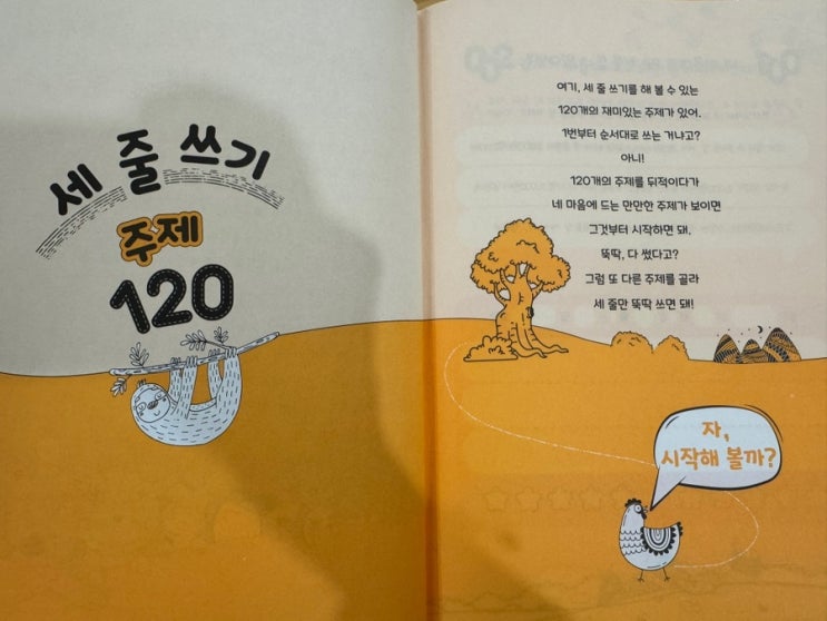  세줄쓰기 책으로 시작한 짧은 글쓰기 습관