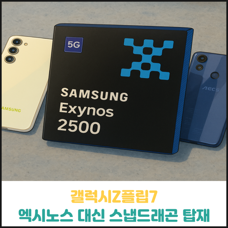 삼성 갤럭시 Z플립7 퀄컴 스냅드래곤8 엘리트 탑재 삼성 갤럭시 Z플립7 퀄컴 스냅드래곤8 엘리트 탑재
