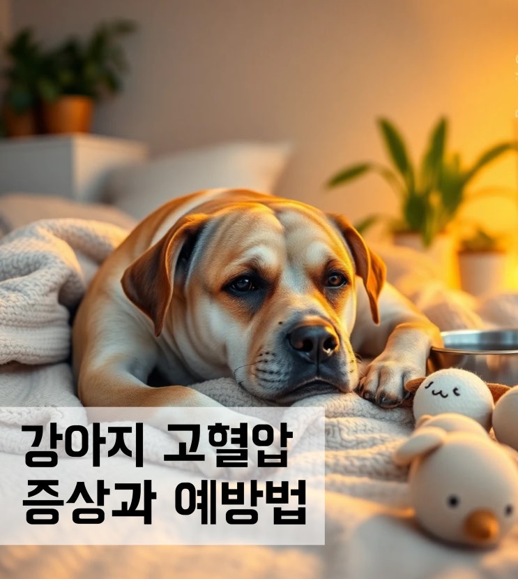  강아지 고혈압 증상과 예방하는 방법