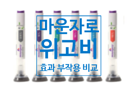  마운자로 국내 출시 임박 안산 위고비와 비교 (병의원 의료인 직접작성, 의학지식설명)
