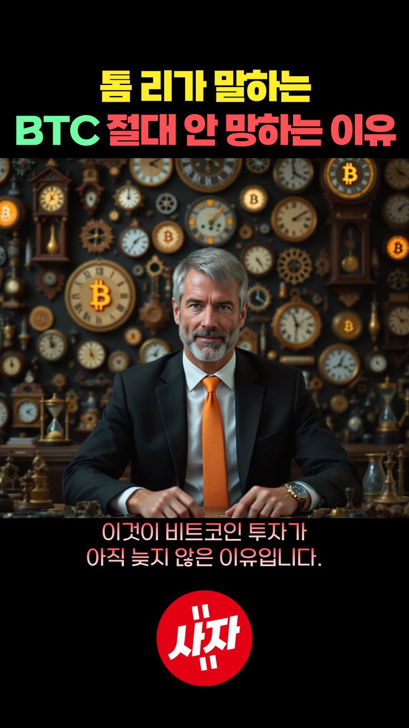 톰리가 말하는 비트코인 절대 안 망하는 이유 : 네이버 블로그