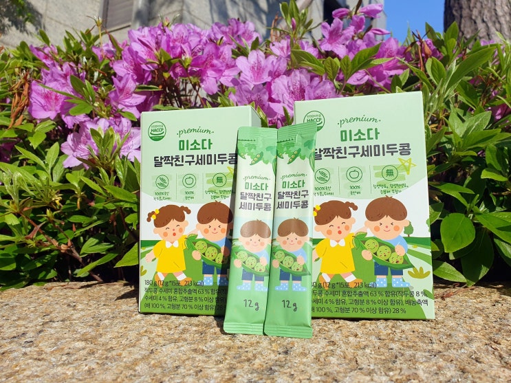  아기 면역력 영양제 비염 영양제 미소다 세미두콩
